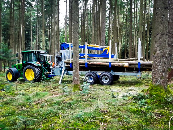 Timber trailer RW 12 Binderberger