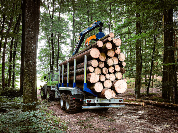 timber trailer alpin 16t Binderberger