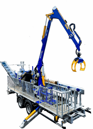 Binderberger SSP 450 with crane and chassis