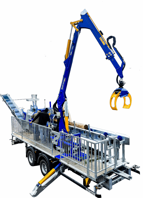Binderberger SSP 450 with crane and chassis