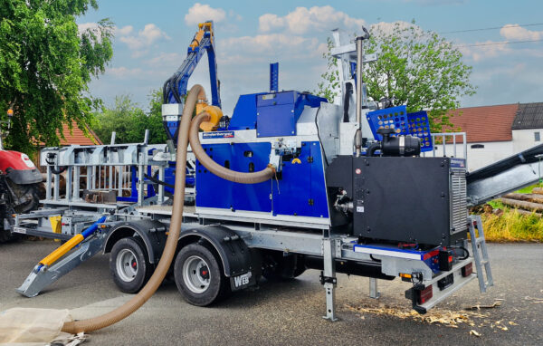 Binderberger SSP 450 with crane and chassis