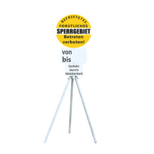 Forstschild “Sperrgebiet“