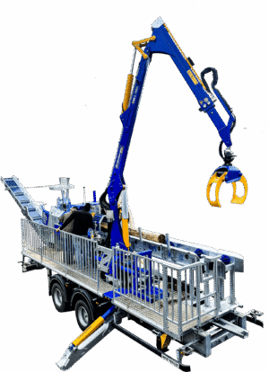 SSP 450 mit Kran und Fahrwerk<p>